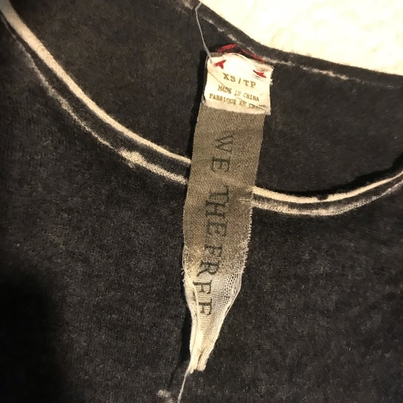 We the Free Cashmere Gray Dragon Sweater Sz X-Small - Picture 3 of 6